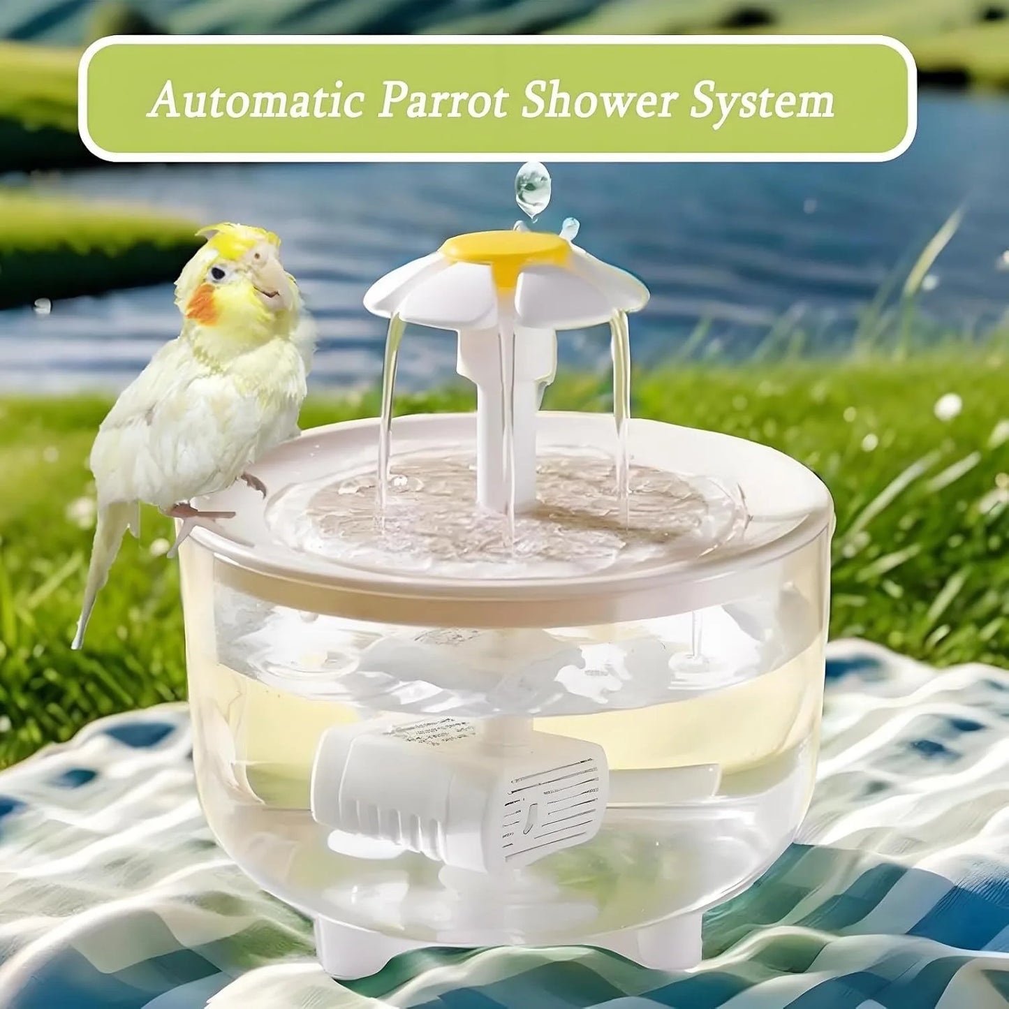 Automatic Indoor Bird Bath Fountain