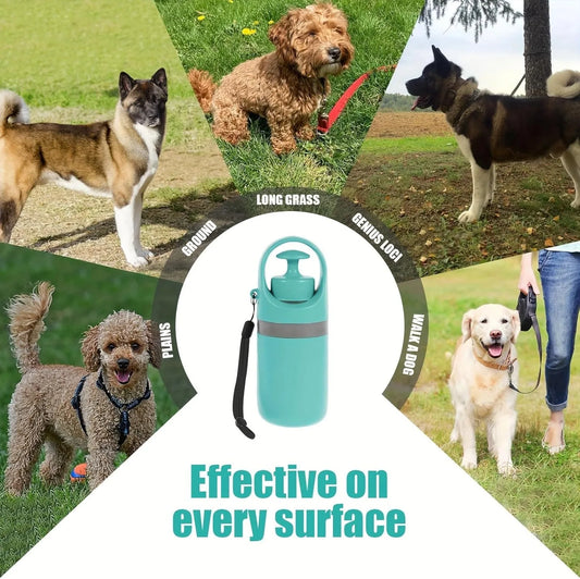 Portable Dog Pooper Scooper No Touch Claw Pickup Tool with Waste Bag Holder Easy One Hand Dog Walking Outdoor Pet Cleanup
