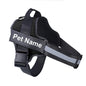 Dog Harness NO PULL Reflective Breathable Adjustable Pet Harness Vest with ID Custom Patch O