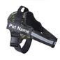 Dog Harness NO PULL Reflective Breathable Adjustable Pet Harness Vest with ID Custom Patch O