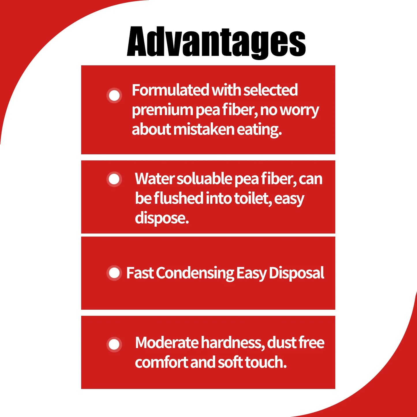 Dust-Free, Flushable, Odor Control Cat Litter