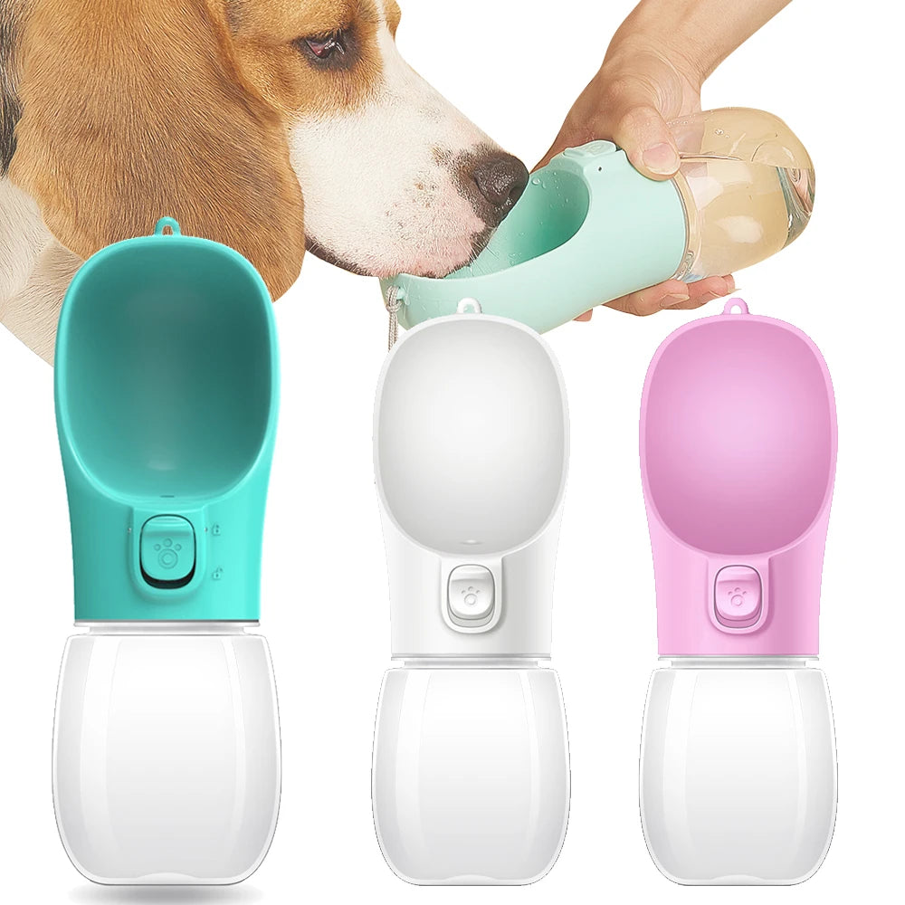 Portable  Water Bottle For Small Large Dogs Cat Outdoor Leakproof Walking Drinking Bowls Chihuahua French Bulldog Supplies