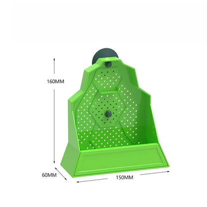 Reptile Suction Cup Feeder Anti-Escape Insect Food Dish Bowl For Snake Frog Tortoise Bearded Dragon Spider Amphibian