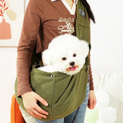 Comfortable Dog Bag Pet Crossbody Shoulder Bag Outdoor Travel Portable Cat Puppy Sling