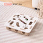 Cat  Toy Felt Puzzle Box Cat Exercise Toy With Ball Indoor Sports  Hunting Cat Toys