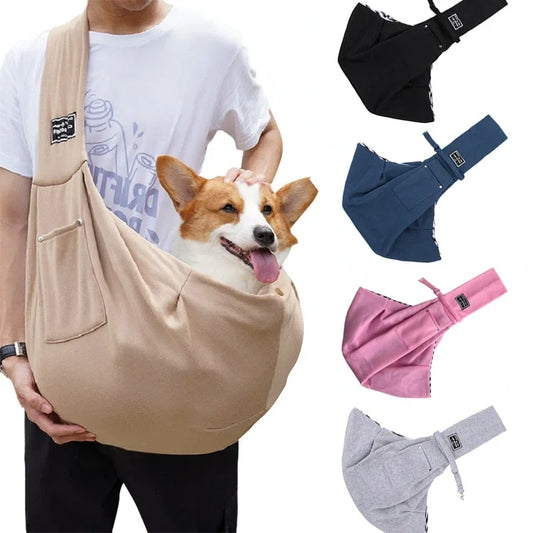 Comfortable Dog Bag Pet Crossbody Shoulder Bag Outdoor Travel Portable Cat Puppy Sling