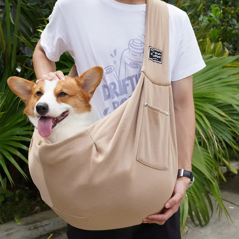 Comfortable Dog Bag Pet Crossbody Shoulder Bag Outdoor Travel Portable Cat Puppy Sling