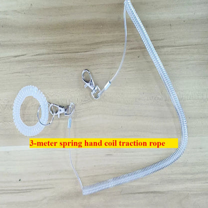 Bearded Dragon Harness and Leash Set, 3 Size Adjustable Soft Leather Reptile Leash, Lizard Harness with Retractable